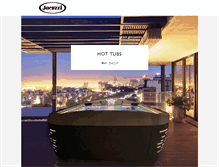 Tablet Screenshot of jacuzzi.com